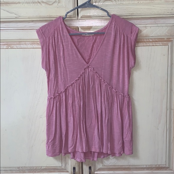 Copper Key Tops - Dressy ruffle top